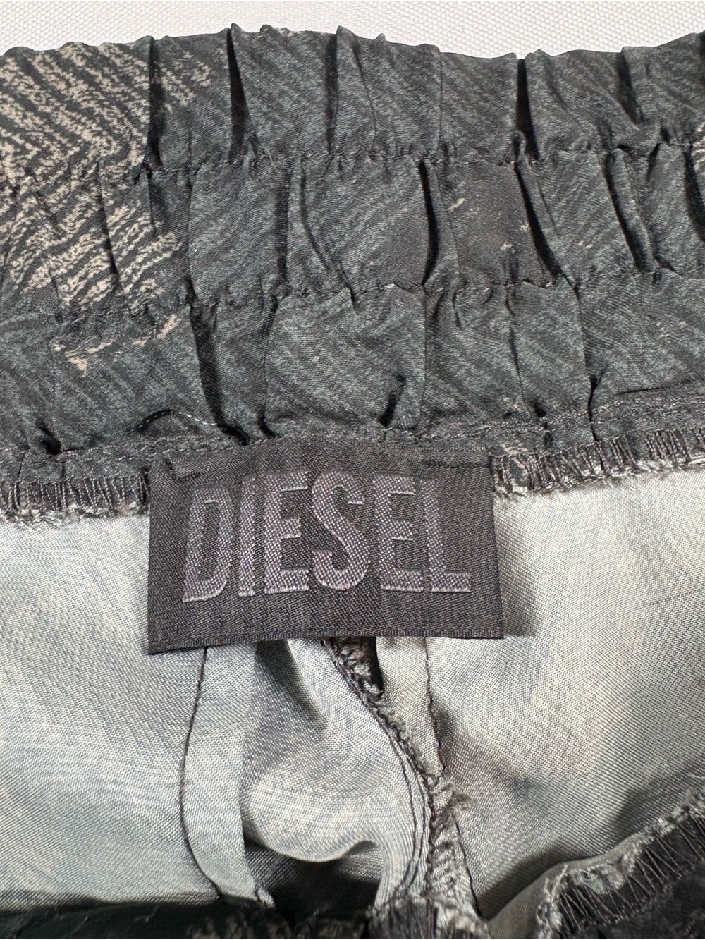 Diesel Black Camo Cargo Pants Size 27 Techwear Utility - Picture 4 of 7
